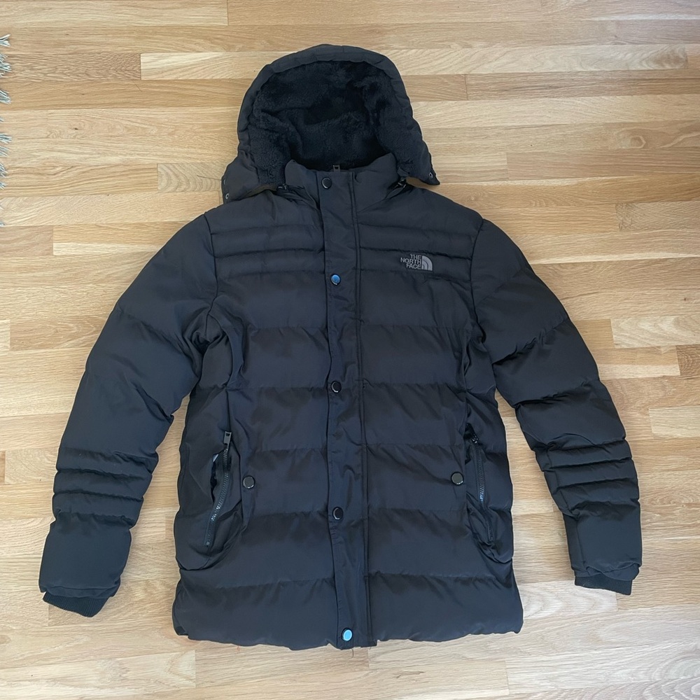 THE NORTH FACE- puffer jacket with fleece inside size large
